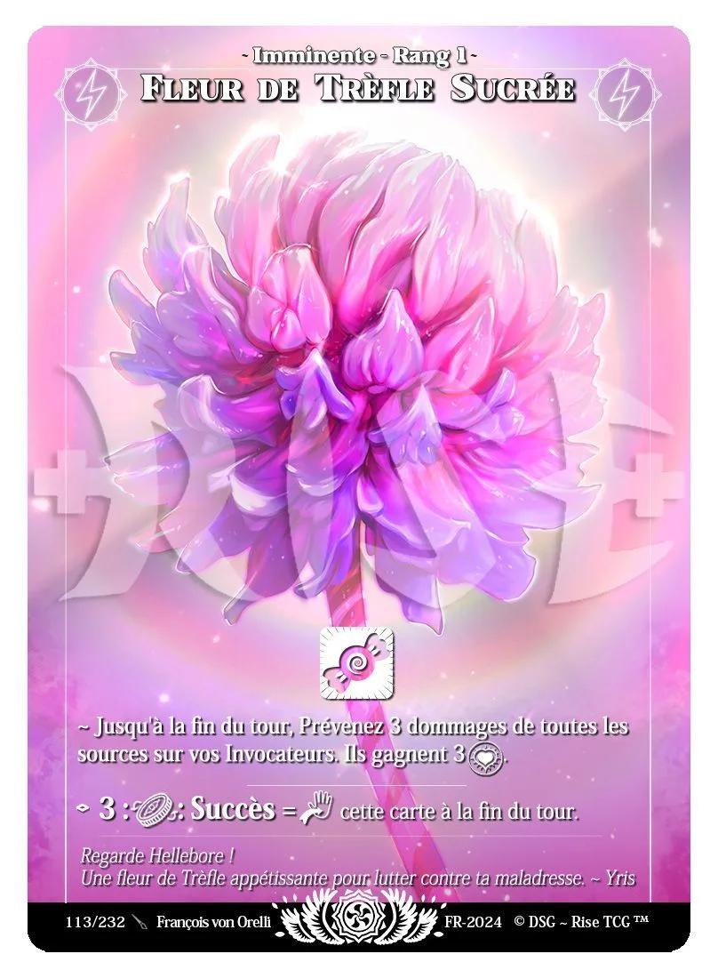 Fleur de trèfle sucré
