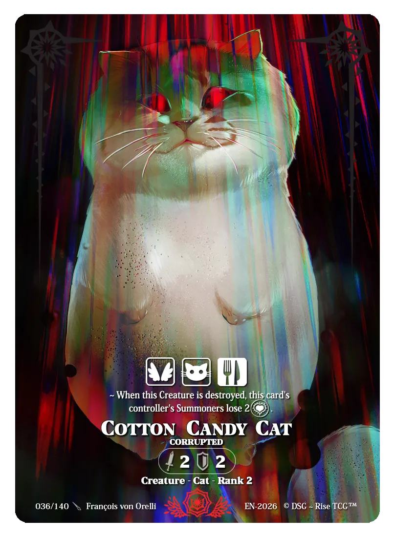 Cotton Candy Cat / 500