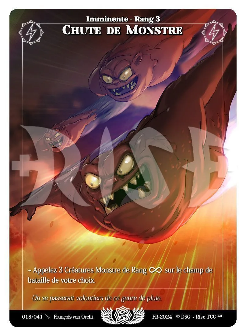 Chute De Monstre