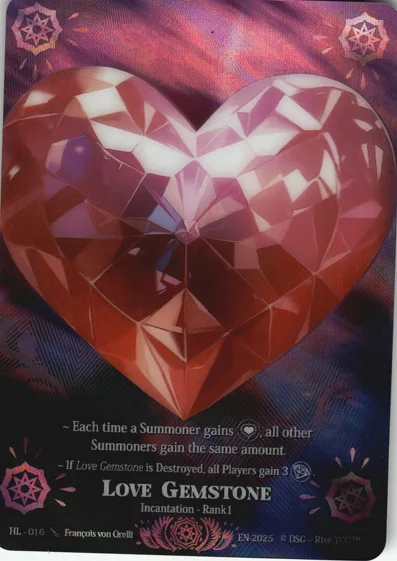 Love Gemstone Foil Test