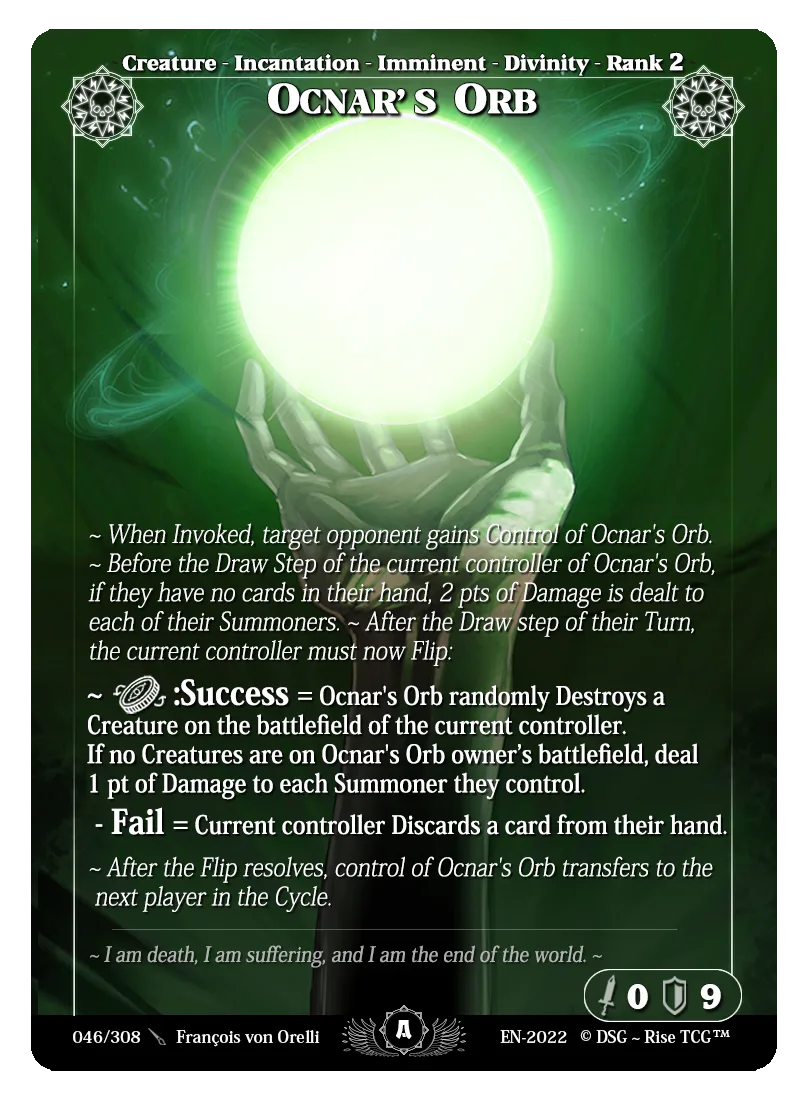 Ocnar's orb