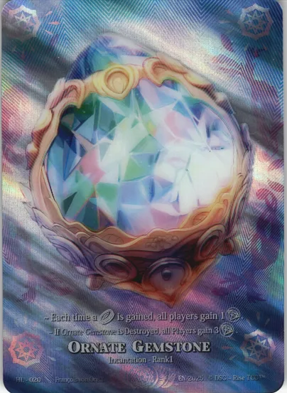 Ornate Gemstone Foil Test