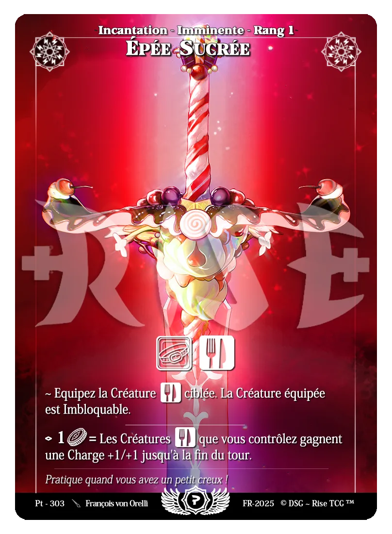 Epée Surcée
