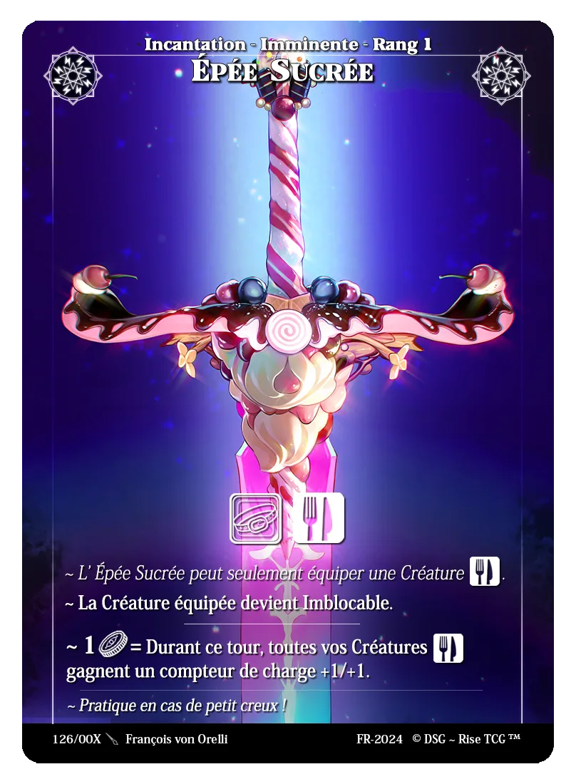 Epee sucrée