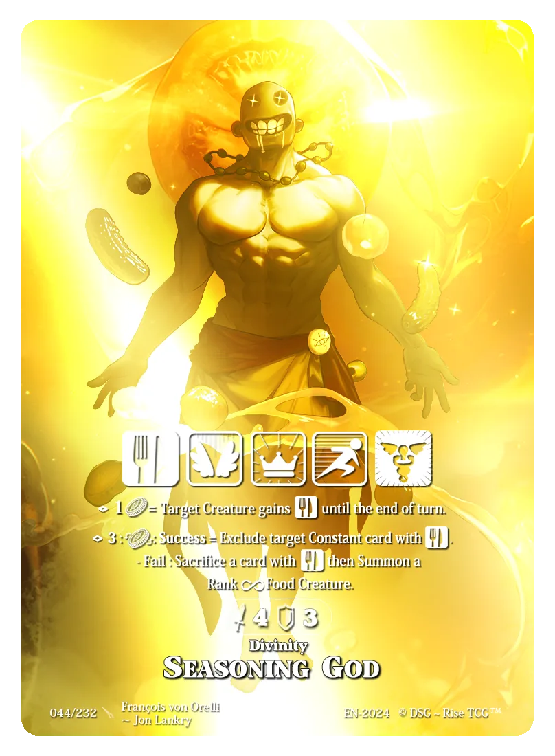 Seasoning God /100