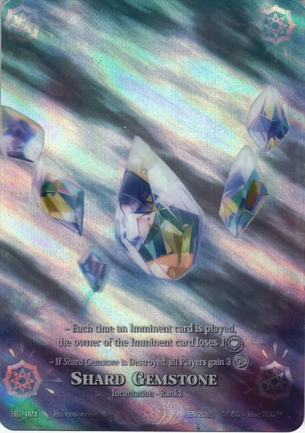Shard Gemstone Foil Test