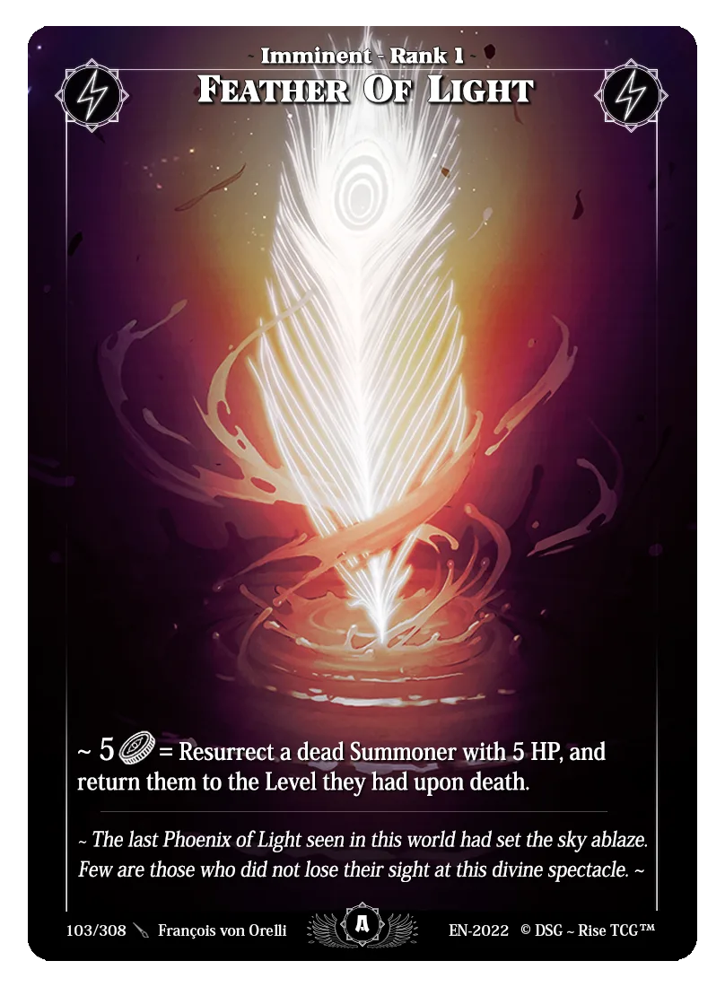 Feather of light