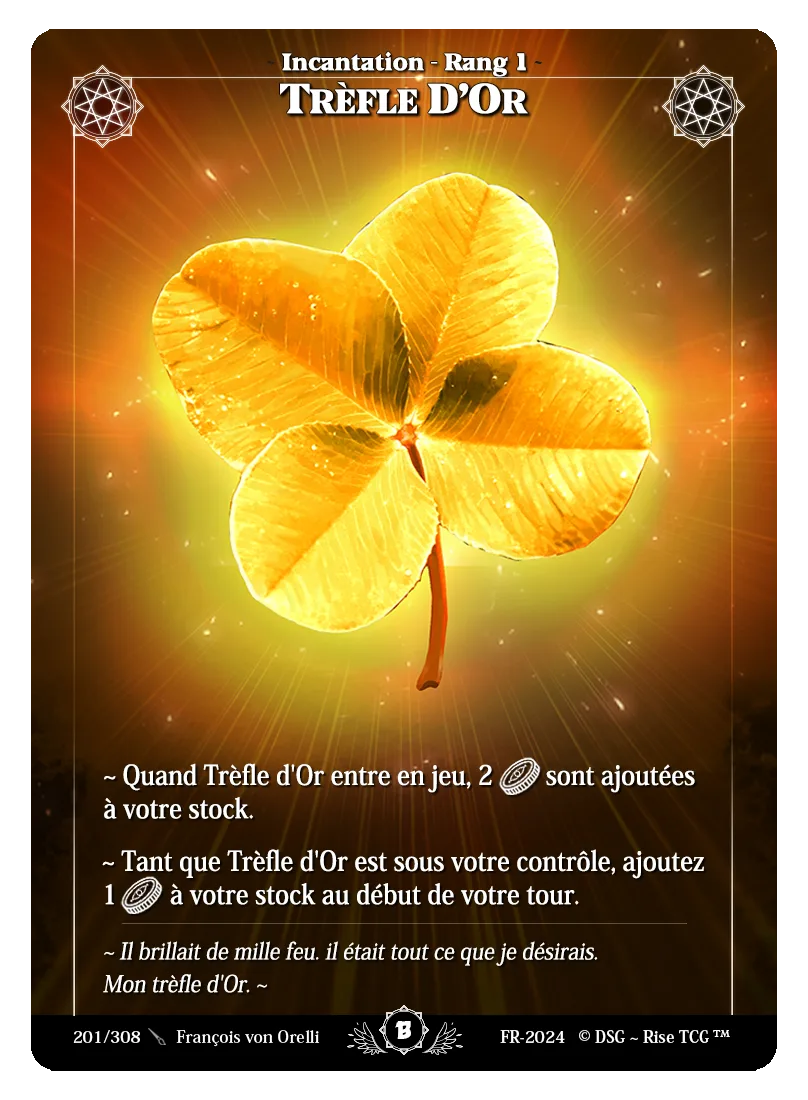 trèfle d'or