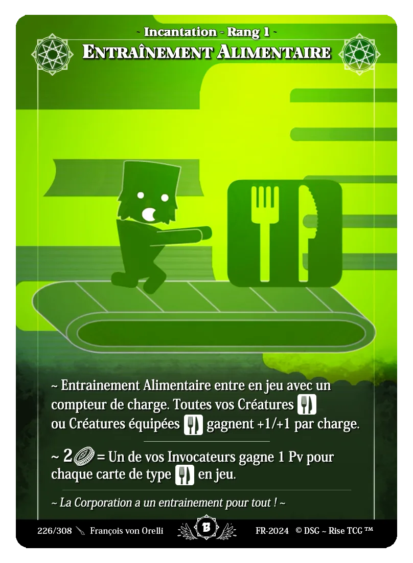 Entraînement alimentaire