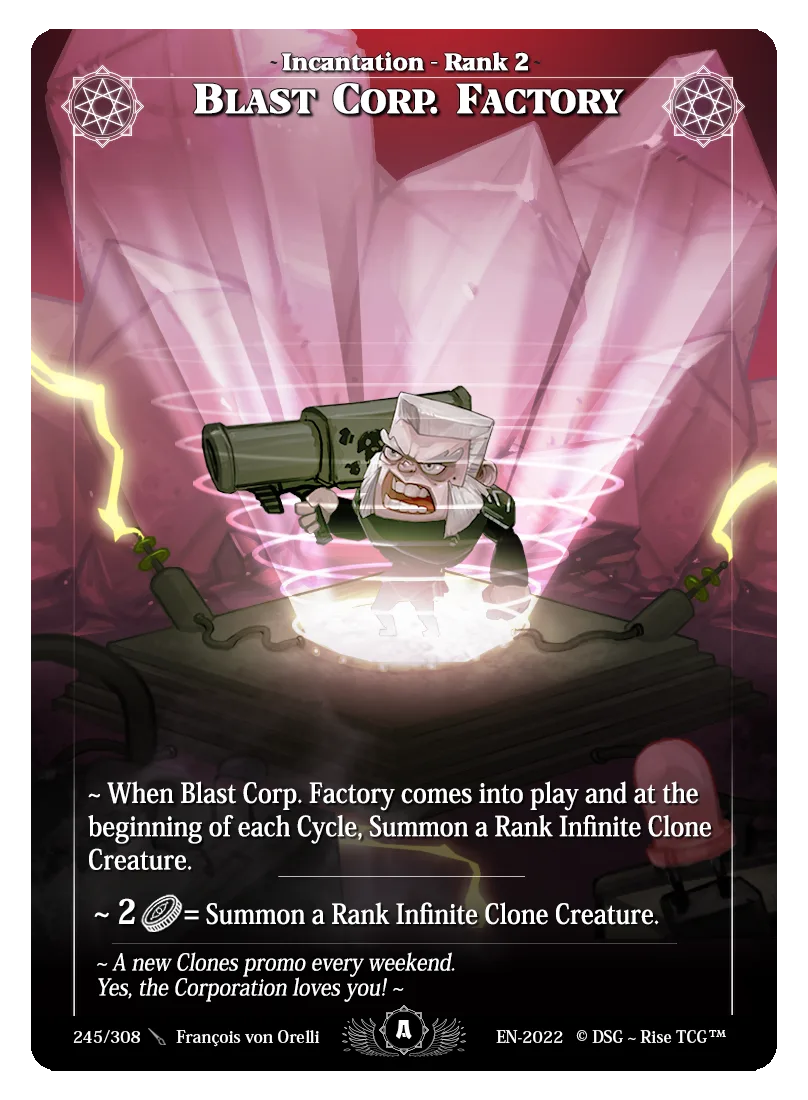 Blast corp. factory