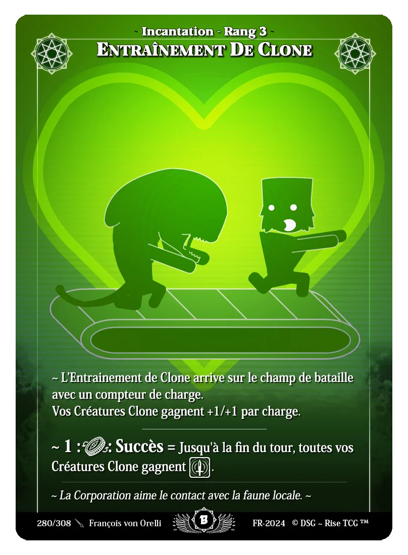 Entraînement de clone